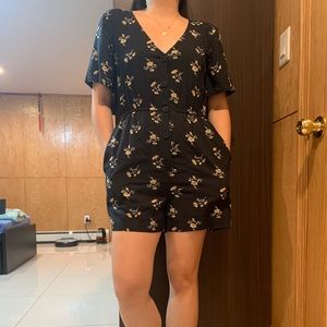 NWT Madewell floral button down romper